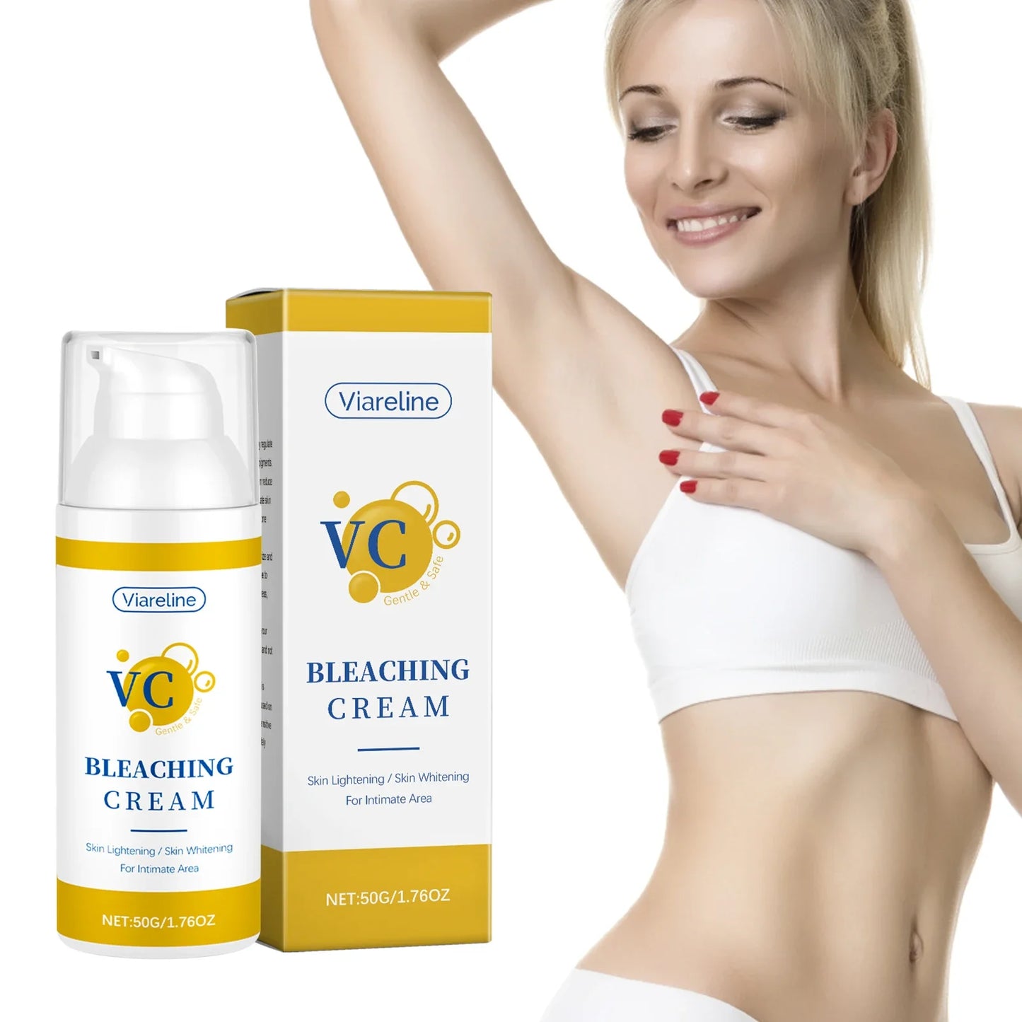 Viareline Vitamin C Brightening Body Cream – Glow & Moisturise