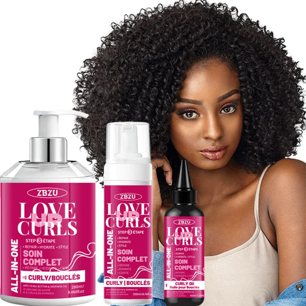 Argan Oil Curl Styling Cream 3-Pack – Waves, Shine & Elasticity