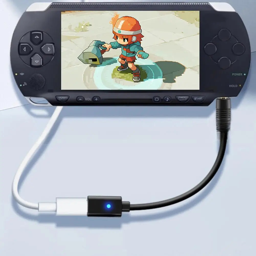 USB-C to PSP Charging Adapter Cable | PSP 1000 2000 3000 USB-C Charging Adapter Peaceful Pleasures Health and Wellness