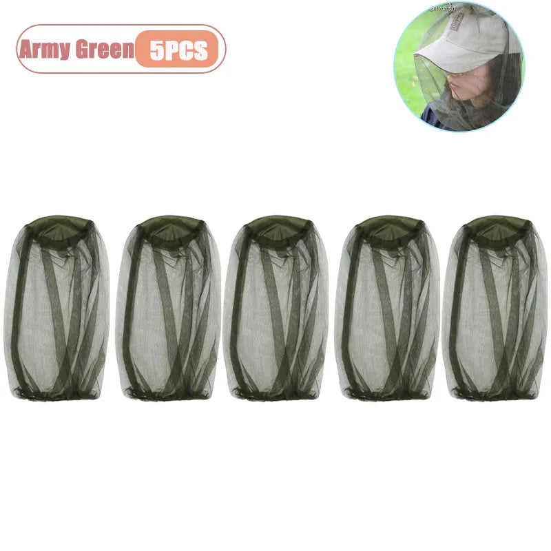 Outdoor Mesh Bug Net Face Shield Hat | Fishing & Beekeeping