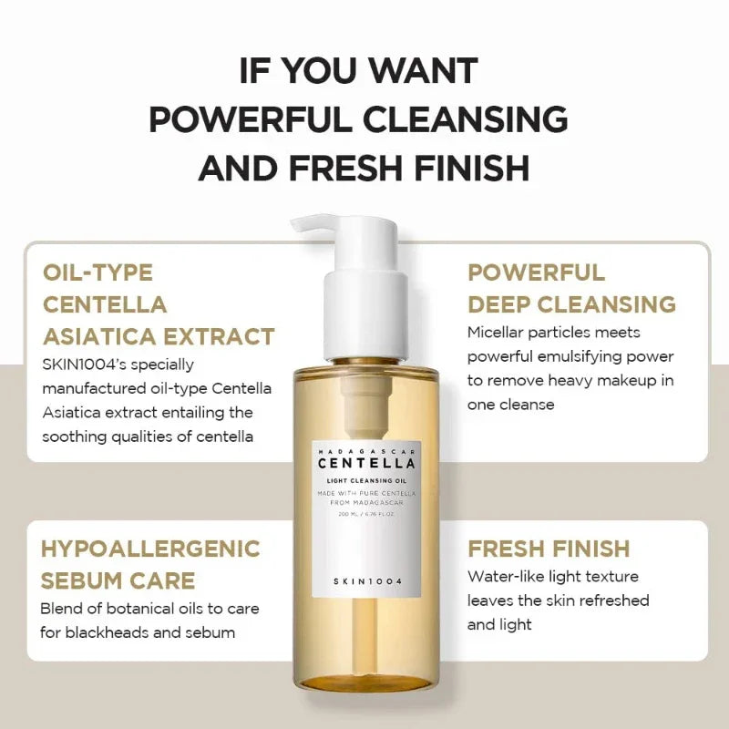 SKIN1004 Centella Cleansing Oil & Sunscreen Face Care Set Peaceful Pleasures Health and Wellness