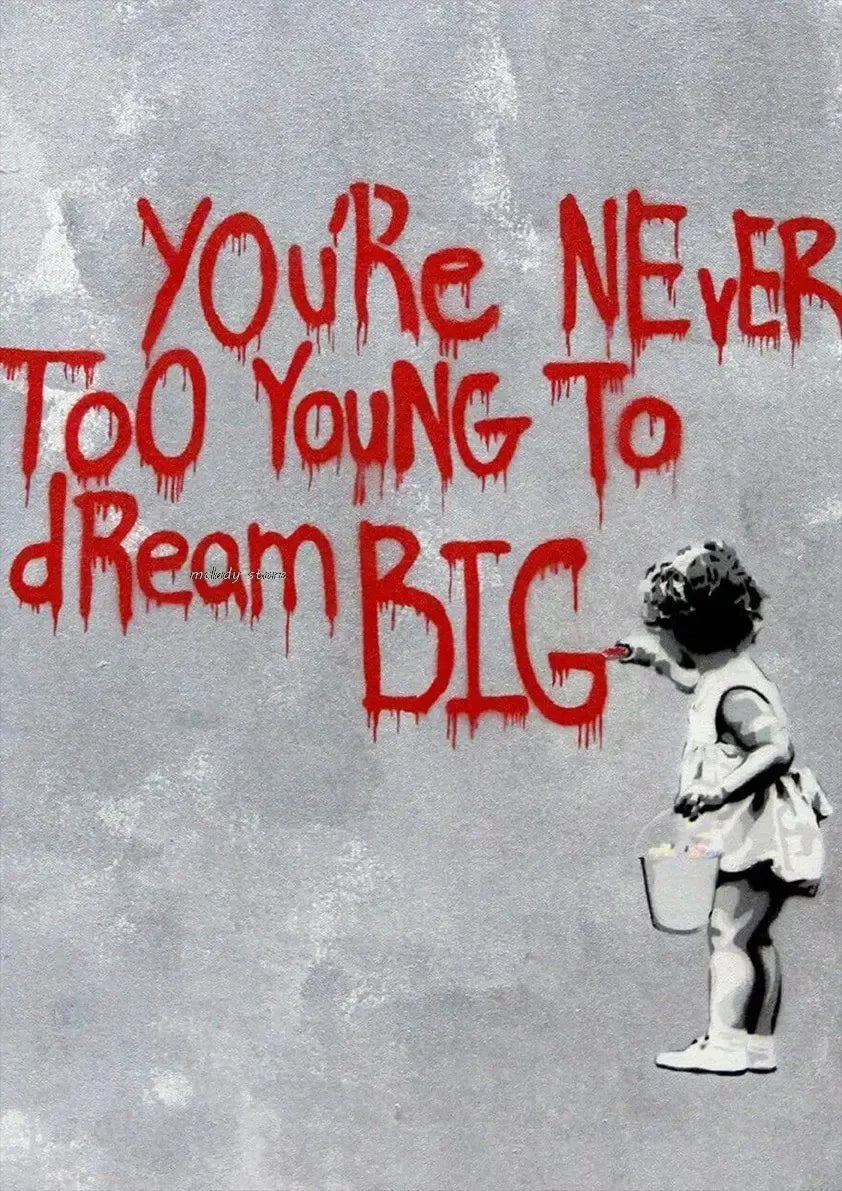Banksy Girl with Red Balloon Canvas Wall Art | Street Art Decor