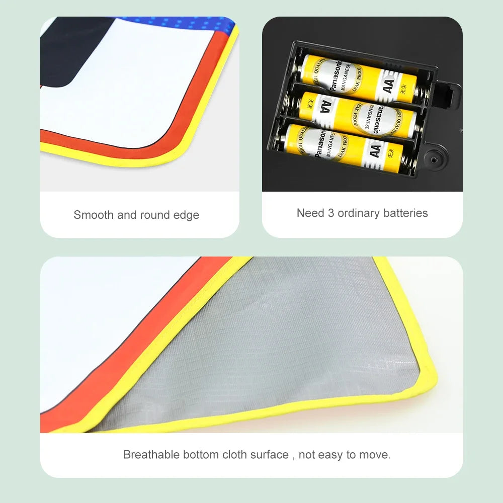 135x59cm Musical Piano Mat Toddle Dance Keyboard 8 Instrument Sounds