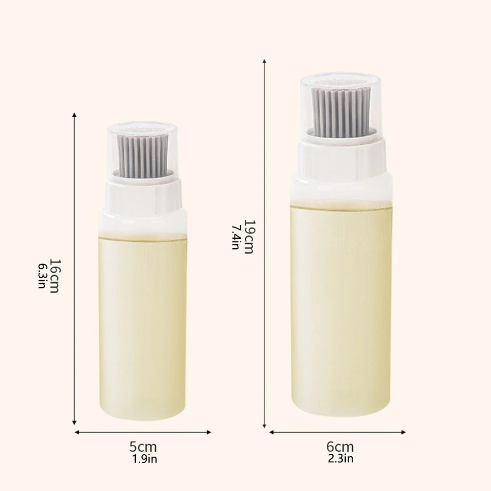 Silicone Oil Bottle with Brush – BBQ, Frying & Baking