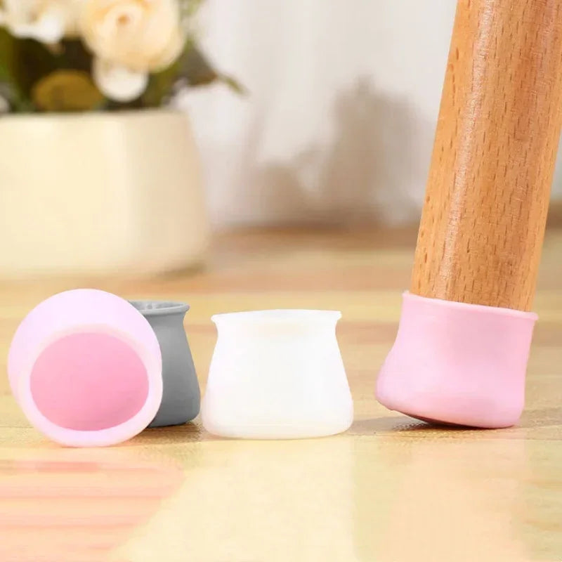 Chair Chair Foot Cover Leg Rubber Pads Table Legs for Furniture Covers Feet Protections Floor Protector Dust Jackets Pad Items Peaceful Pleasures Health and Wellness