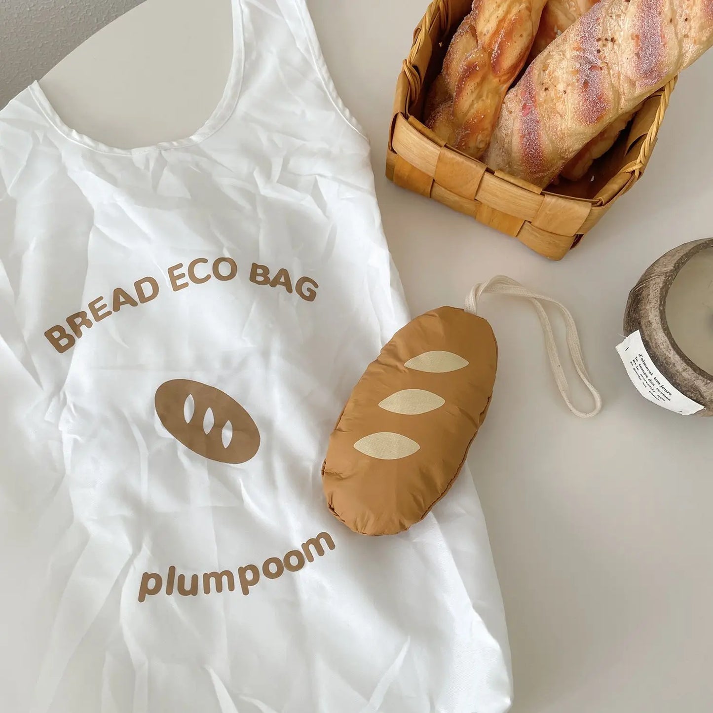 Baguette Foldable Reusable Shopping Bag | Eco Tote Bag