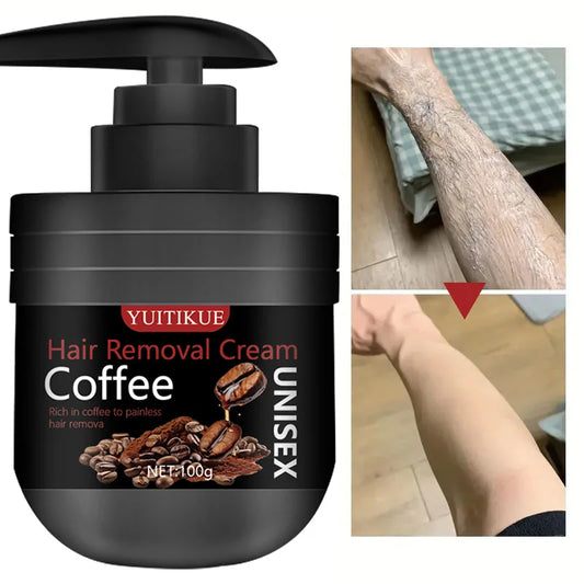 YUITIKUE Men's Hair Removal Cream – Painless & Nourishing 100g Hair Removal Cream Peaceful Pleasures Health and Wellness Default Title