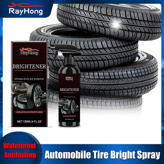 Rayhong Car Tire Gloss Spray | Waterproof Anti-Fouling Protection Tire Gloss Spray Peaceful Pleasures Health and Wellness Default Title