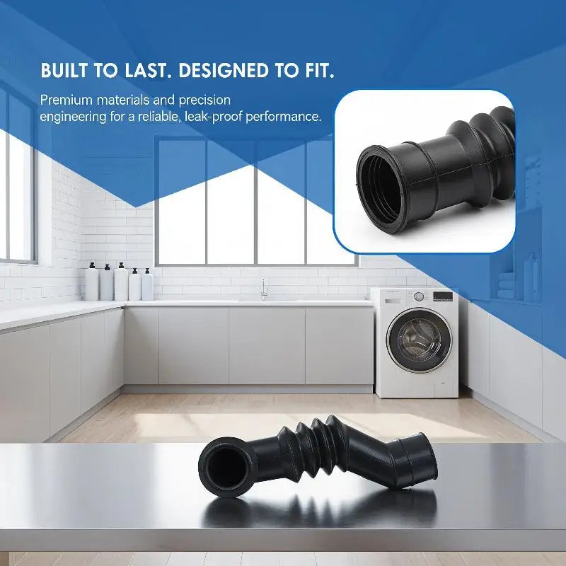 Washing Machine Internal Drain Hose – Flexible Rubber Outlet Pipe Appliance Drain Hose Peaceful Pleasures Health and Wellness