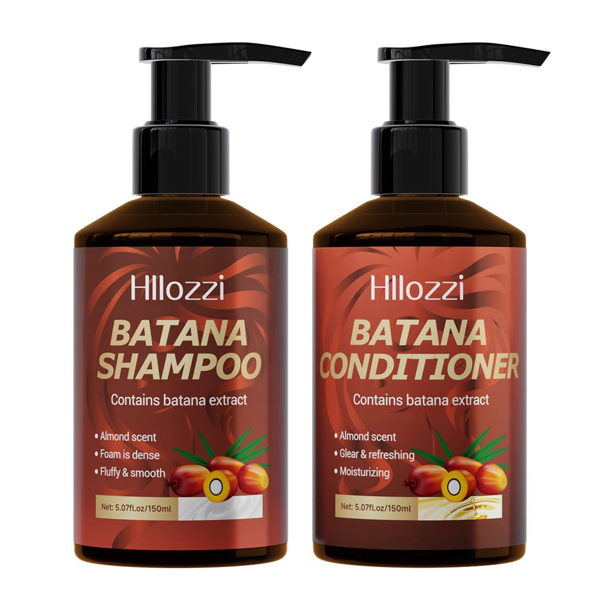 Batana Shampoo and Conditioner, thick foam, fresh fragrance, super cleaning power, smooth and moisturizing. Peaceful Pleasures Health and Wellness Shampoo Conditioner