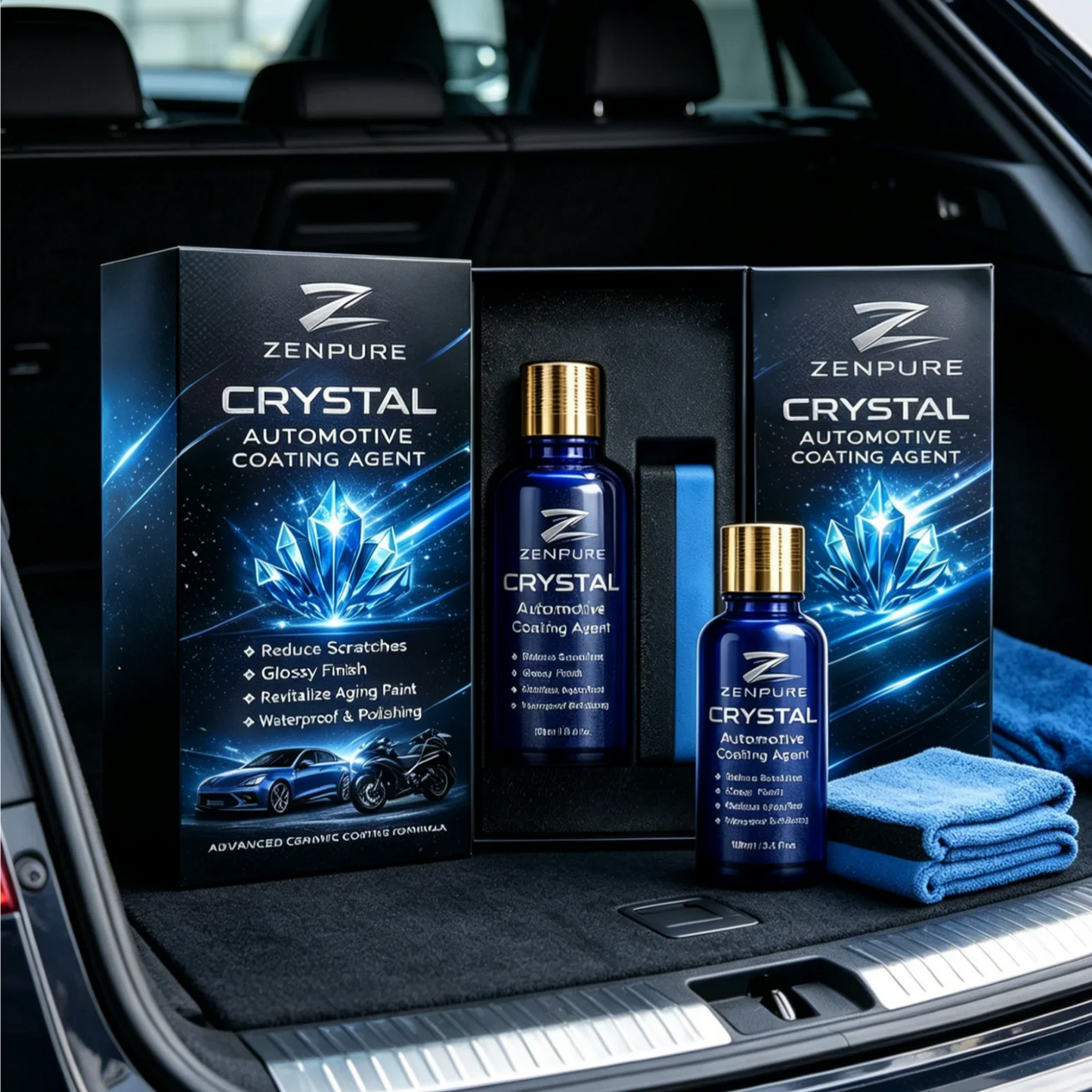 Crystal Car Paint Coating Agent – Glossy, Waterproof 100ml
