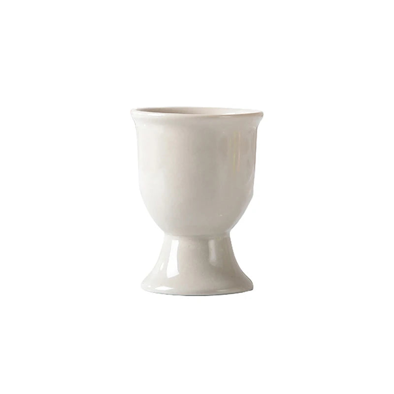 Ceramic Egg Cup Holder Candy Color – Breakfast Serving Cup