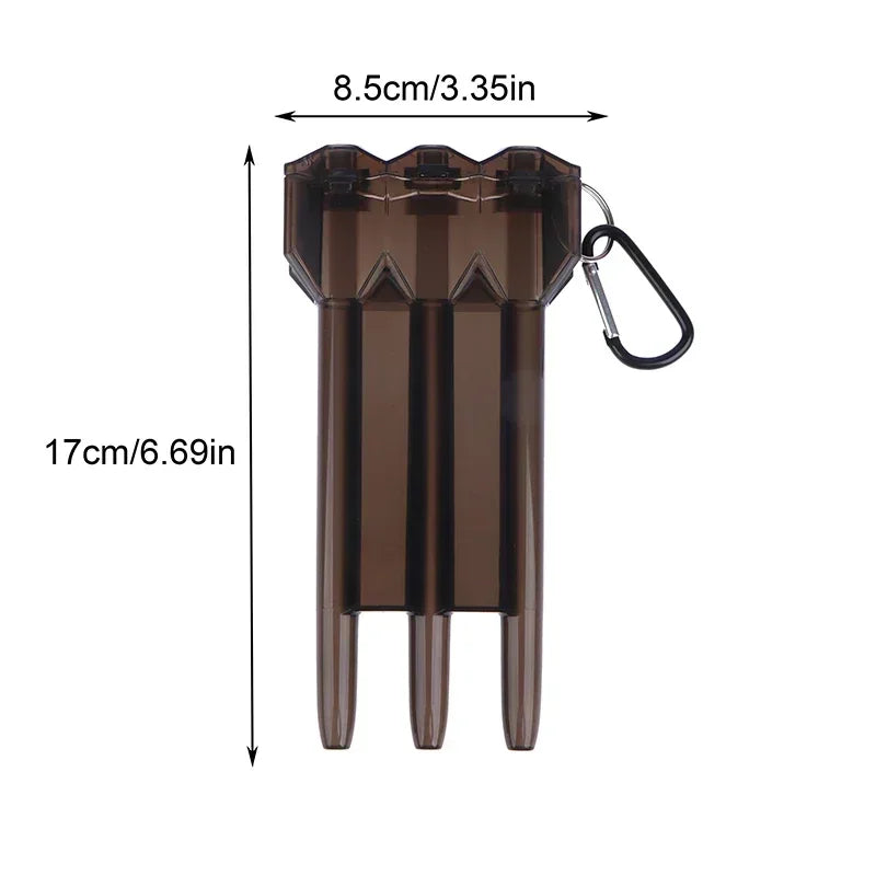 Portable Transparent Dart Box Case | Universal ABS Dart Holder Dart Storage Case Peaceful Pleasures Health and Wellness