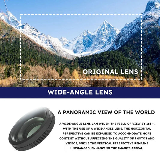 185° Wide Angle Lens for DJI Osmo Nano – Quick-Release Metal Action Camera Lens Oasis Select