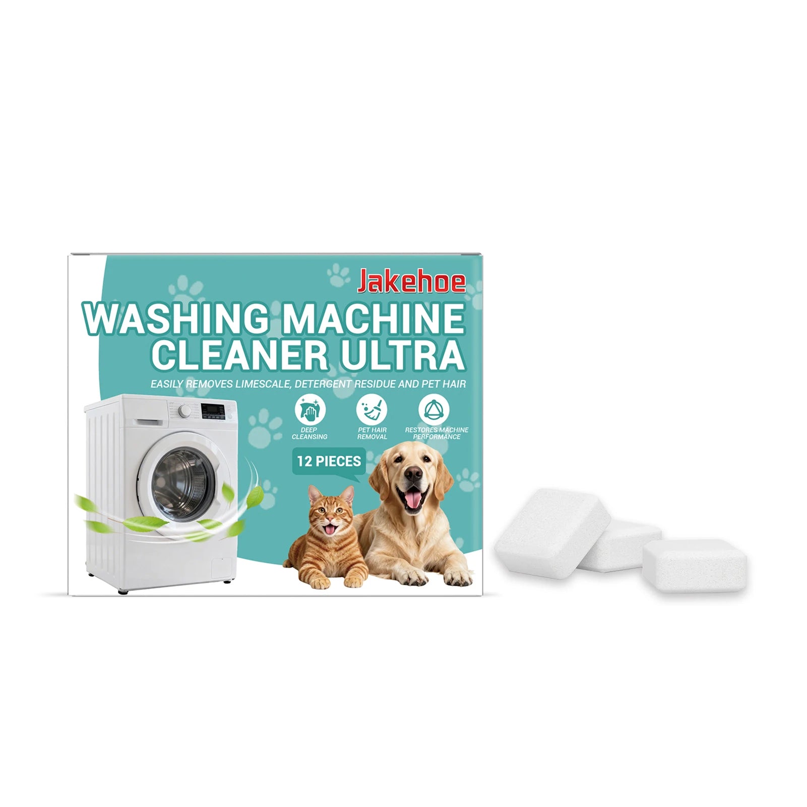 Washing Machine Cleaner Tablets – Deep Clean & Descale 12ct Washing Machine Cleaner Peaceful Pleasures Health and Wellness A