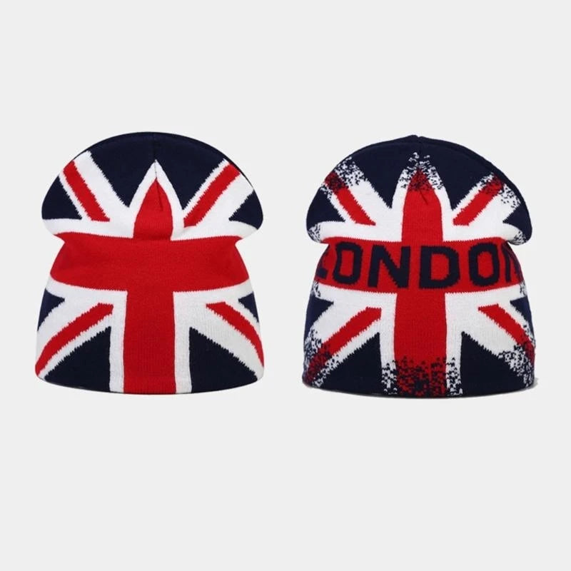 Unisex Knit Patterned Beanie | Winter Skullcap Streetwear Hat