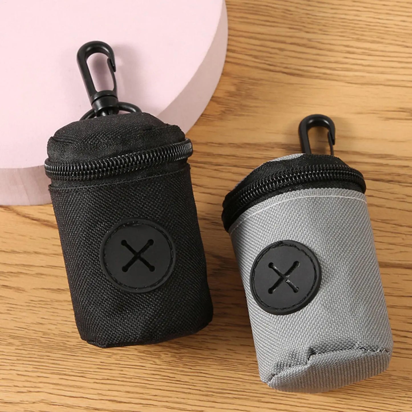 Portable Dog Poop Bag Dispenser & Holder with Clip