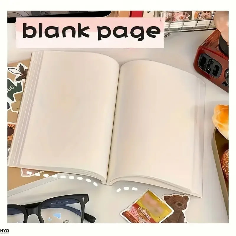 Bloc-notes A5 256 Pages Carnet De Croquis Vierge Notes Journal