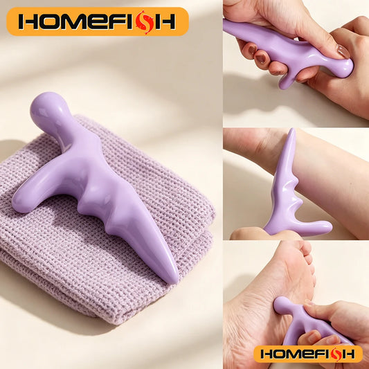 T-Shape Acupoint Massager Thumb Press Trigger Point Relieve Fatigue Manual Full Body Deep Reflexology Tool Peaceful Pleasures Health and Wellness