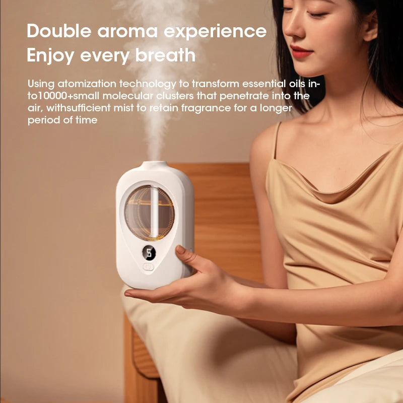Smart Wall Mounted Essential Oil Diffuser Aromatherapy Humidifier Automatic Air Deodorization for Home Peaceful Pleasures Health and Wellness