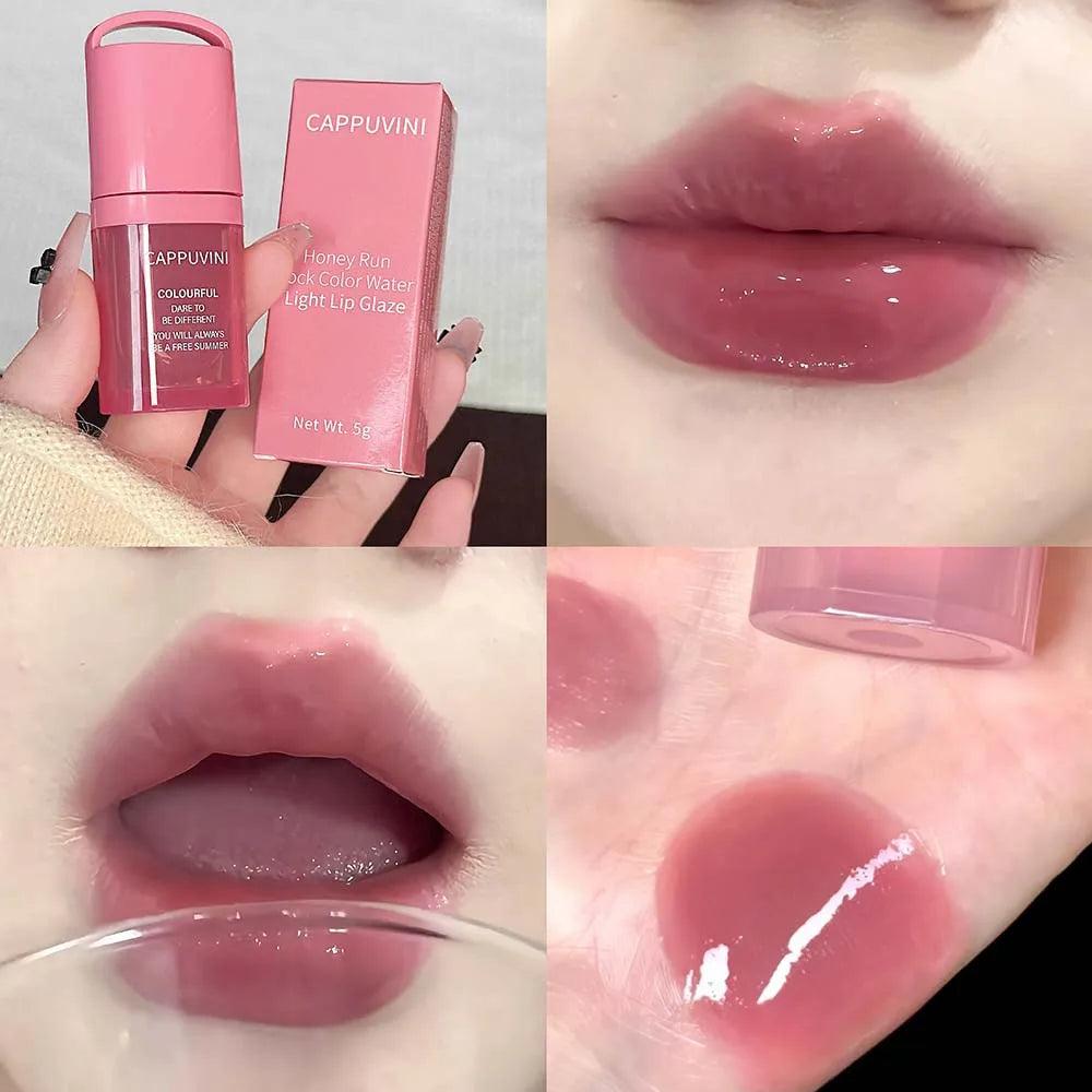 Cappuvini Jelly Mirror Lip Gloss – Hydrating K-Beauty Lip Tint