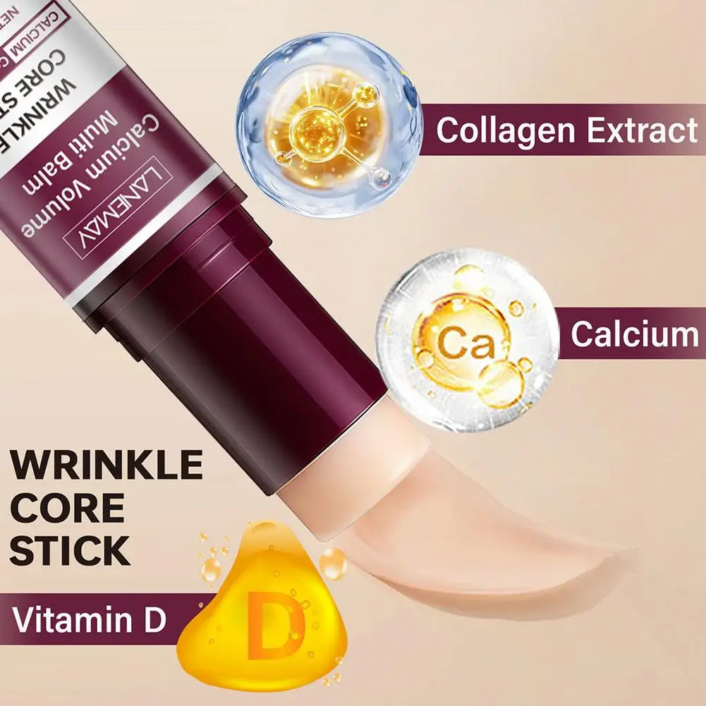 Collagen Calcium Multi Balm Stick | Anti-Wrinkle Moisturizer 9g