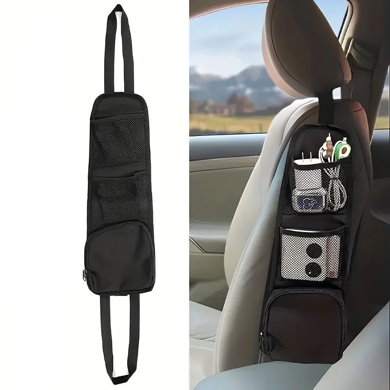 Car Seat Back Organizer Bags (2pcs) – Waterproof Oxford