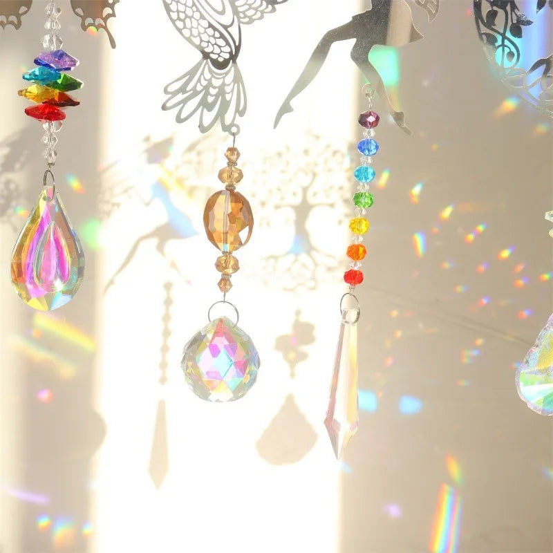 Hummingbird Animal Shaped Metal Sun Catcher Pendant Simple and Creative Home Homestay Bedroom Wall Atmosphere Decoration Peaceful Pleasures Health and Wellness
