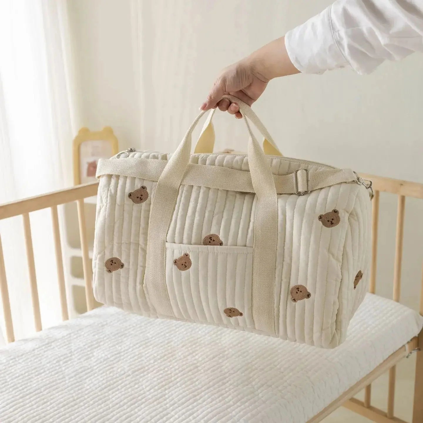 Large Diaper Bag Tote – Maternity Baby Organizer Travel Bag