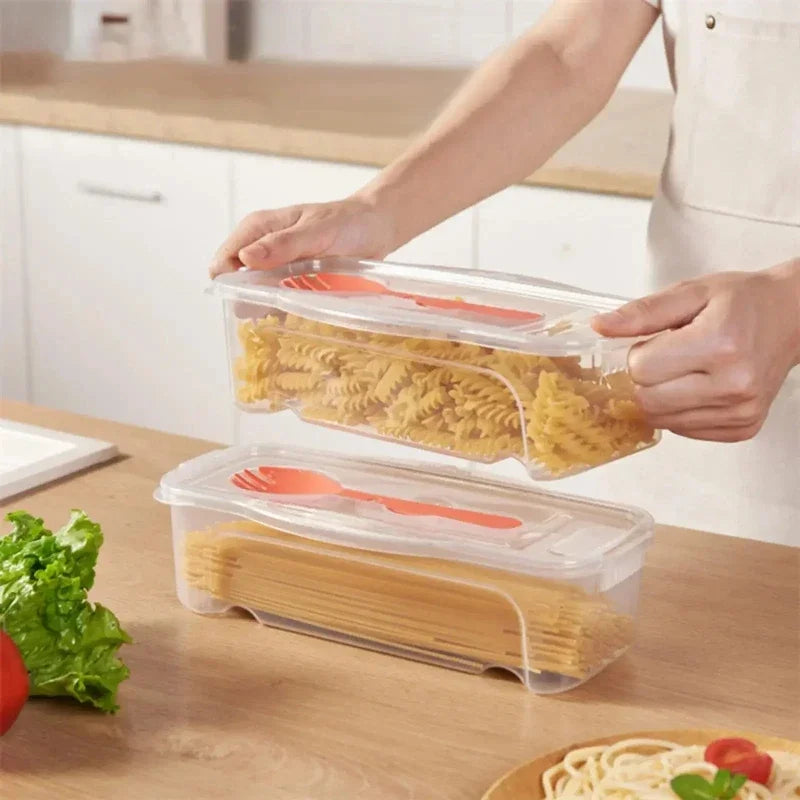Microwave Pasta Containers Cooker Transparent Multifunctional Box