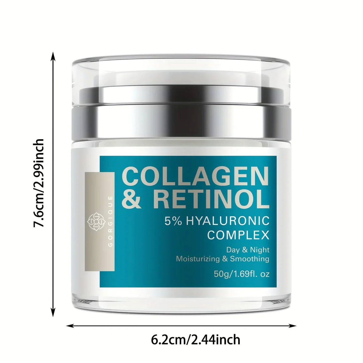 GORGIQUE Retinol Face Cream – Hyaluronic Acid & Collagen 50g
