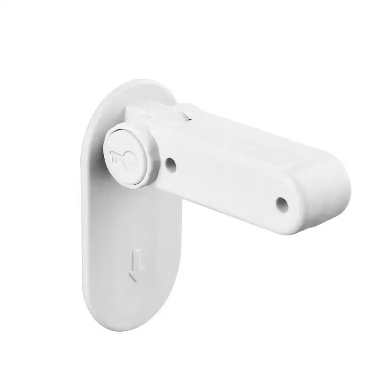 Child Safety Door Lever Lock Punch Free Universal Anti Open Handle with Hidden Button for Baby Proofing Multifunction Buckle Peaceful Pleasures Health and Wellness