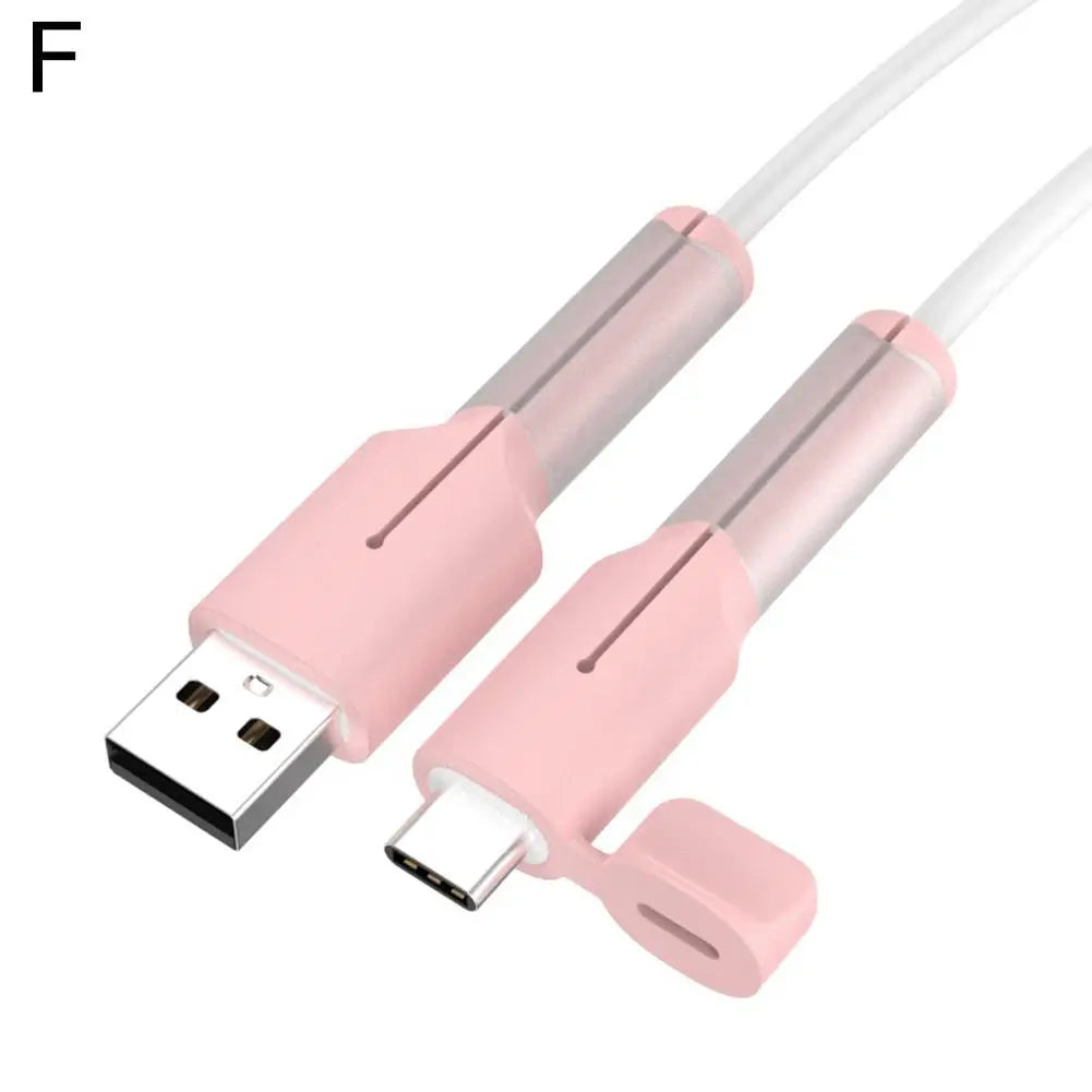 Silicone USB Cable Protector & Wire Winder – Micro/USB-C