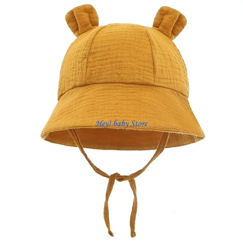 Baby Wide Brim Sun Hat | Soft Breathable UPF Bucket Cap 3–12M