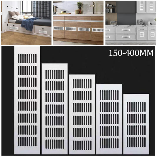Aluminium Rectangular Cabinet Wardrobe Air Vent Grille Peaceful Pleasures Health and Wellness