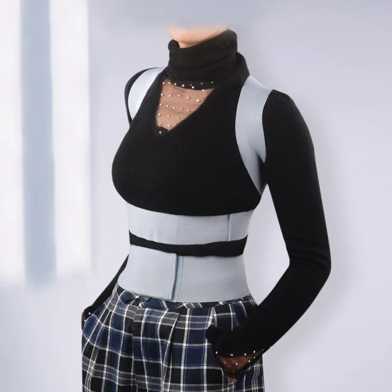 Upper Back Adjustable Posture Corrector Posture Clavicle Support Corrector Invisible Comfortable Back Straight Shoulders Brace Peaceful Pleasures Health and Wellness