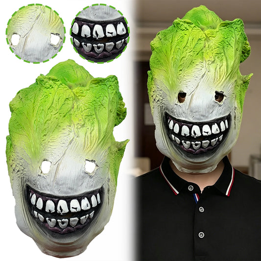 Funny Cabbage Head Mask | Silicone Vegetable Party Headwear Novelty Party Mask Peaceful Pleasures Health and Wellness Default Title