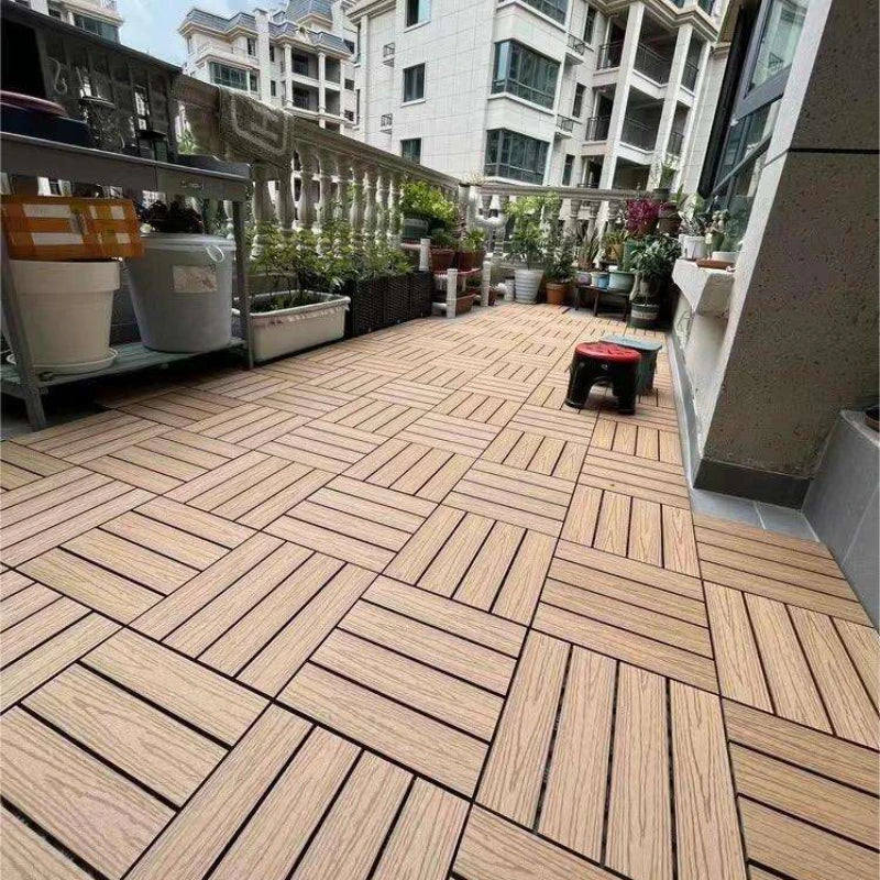 (22 pcs) DIY Outdoor WPC Decking – Interlocking Wood Composite Floor for Exterior, Eco-Friendly, Anti-Corrosion & UV-Proof Peaceful Pleasures Health and Wellness