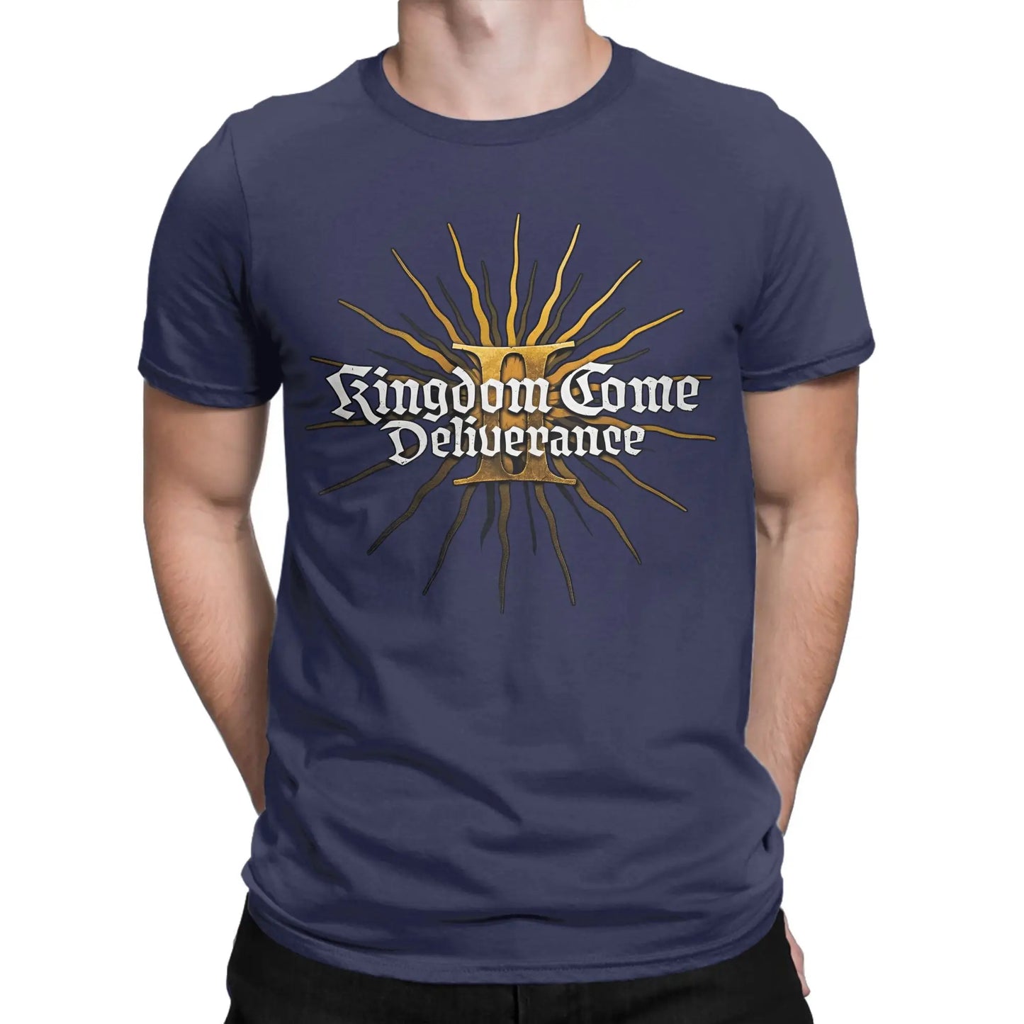 Men's Kingdoms T Shirt Come Deliverances Pure Cotton Clothes Leisure Short Sleeve Crewneck Tees Plus Size T-Shirt Peaceful Pleasures Health and Wellness