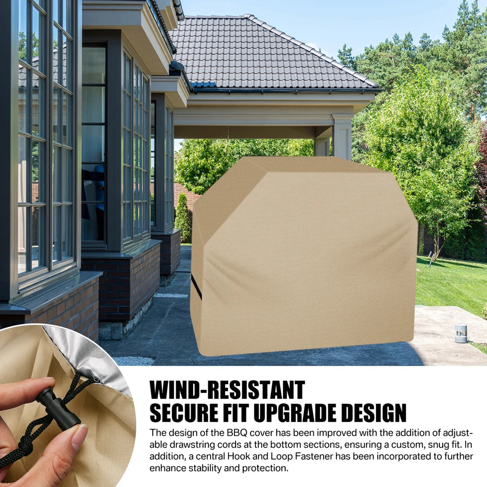 Waterproof BBQ Grill Cover | UV & Weather-Resistant 147x61x122cm
