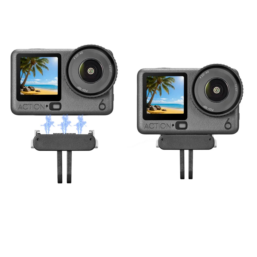 DJI Osmo Action 6 & Nano Magnetic Two-Claw Adapter | 1/4" Thread