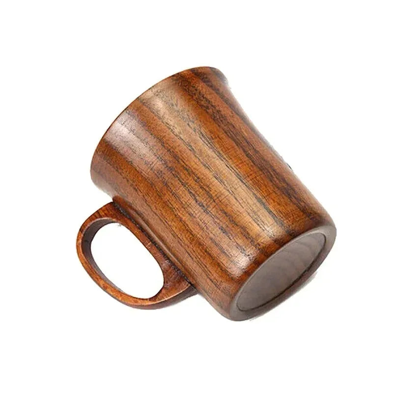Handcrafted Jujube Wood Mug – Natural Wood Coffee, Beer & Tea Cup for Home, Camping & Gifting