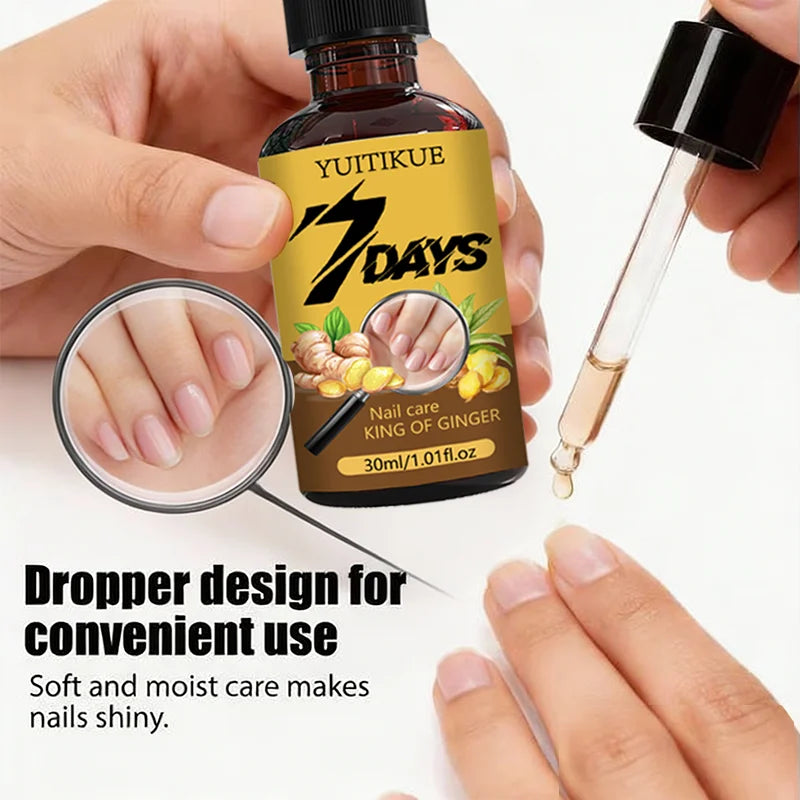 Ginger Nail Care Oil – Strengthen & Nourish Nails 30ml Cuticle Nail Oil Peaceful Pleasures Health and Wellness