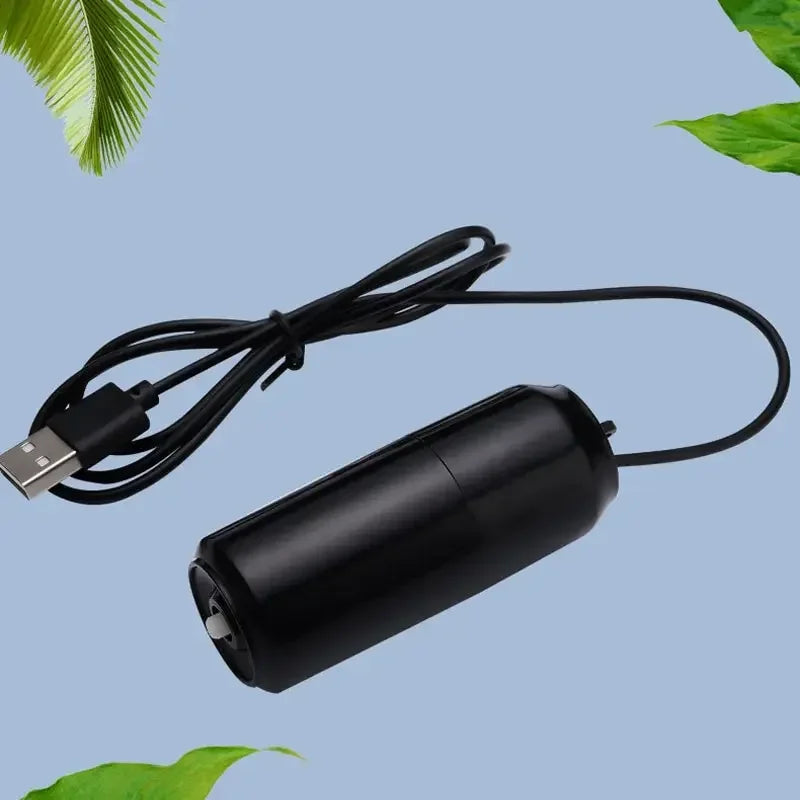 USB Mini Aquarium Air Pump – Silent Aerator for Small Fish Tanks