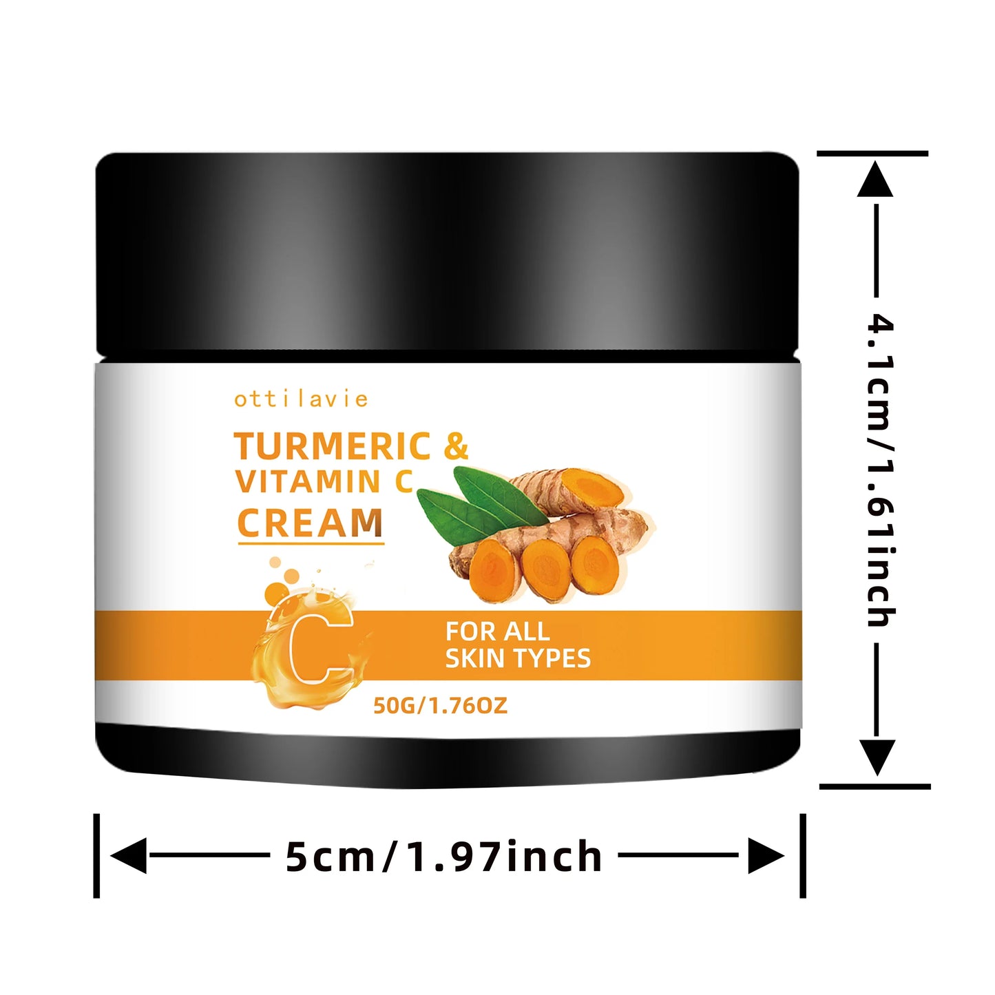 Turmeric & Vitamin C Cream 2pc Set – Hydrating, All Skin Types