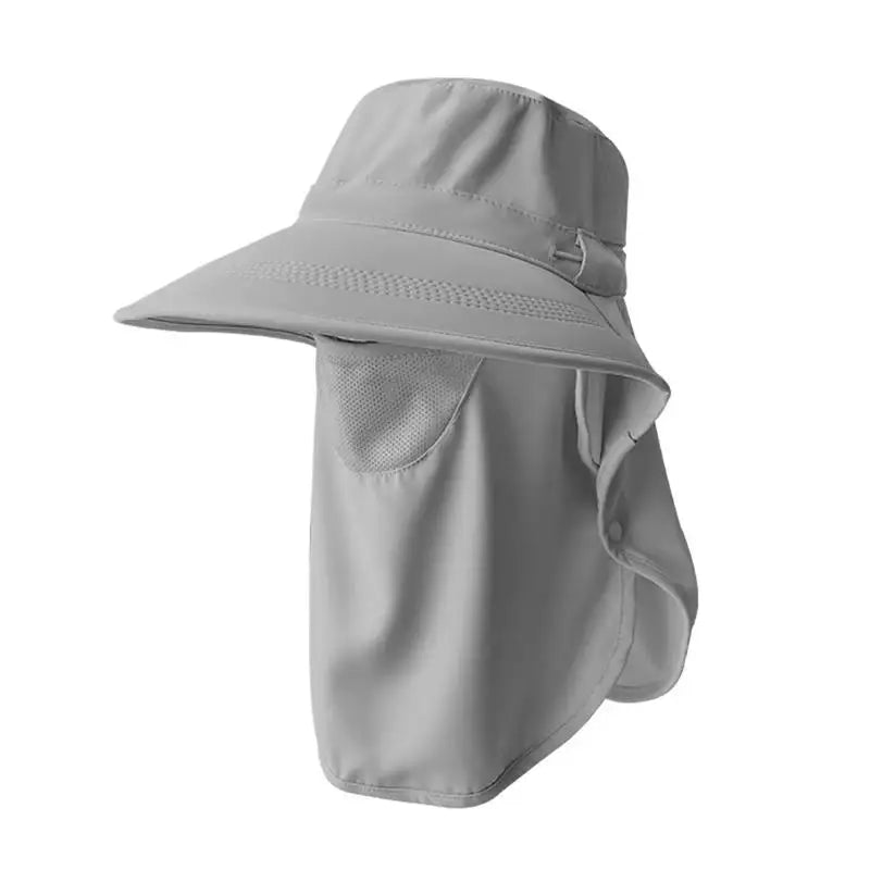 Women's Wide Brim Sun Hat UPF 50+ Neck Flap Beach Cap