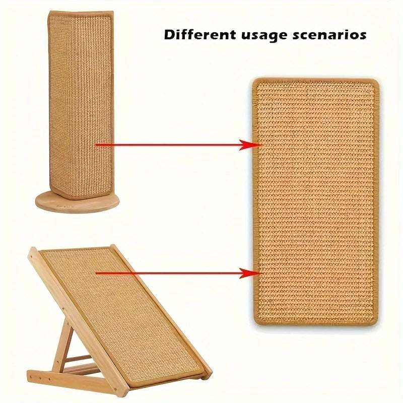 2-Pack Sisal Cat Scratching Board – Sofa-Safe & No Mess