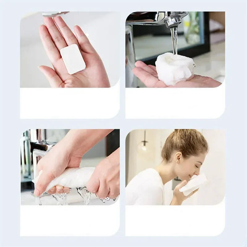 20/40 Towel Pcs Compressed Bath Towels Bathroom Accessories Hotel For Home & Garden Portable Wet Tissue Compact Household Wipes Peaceful Pleasures Health and Wellness