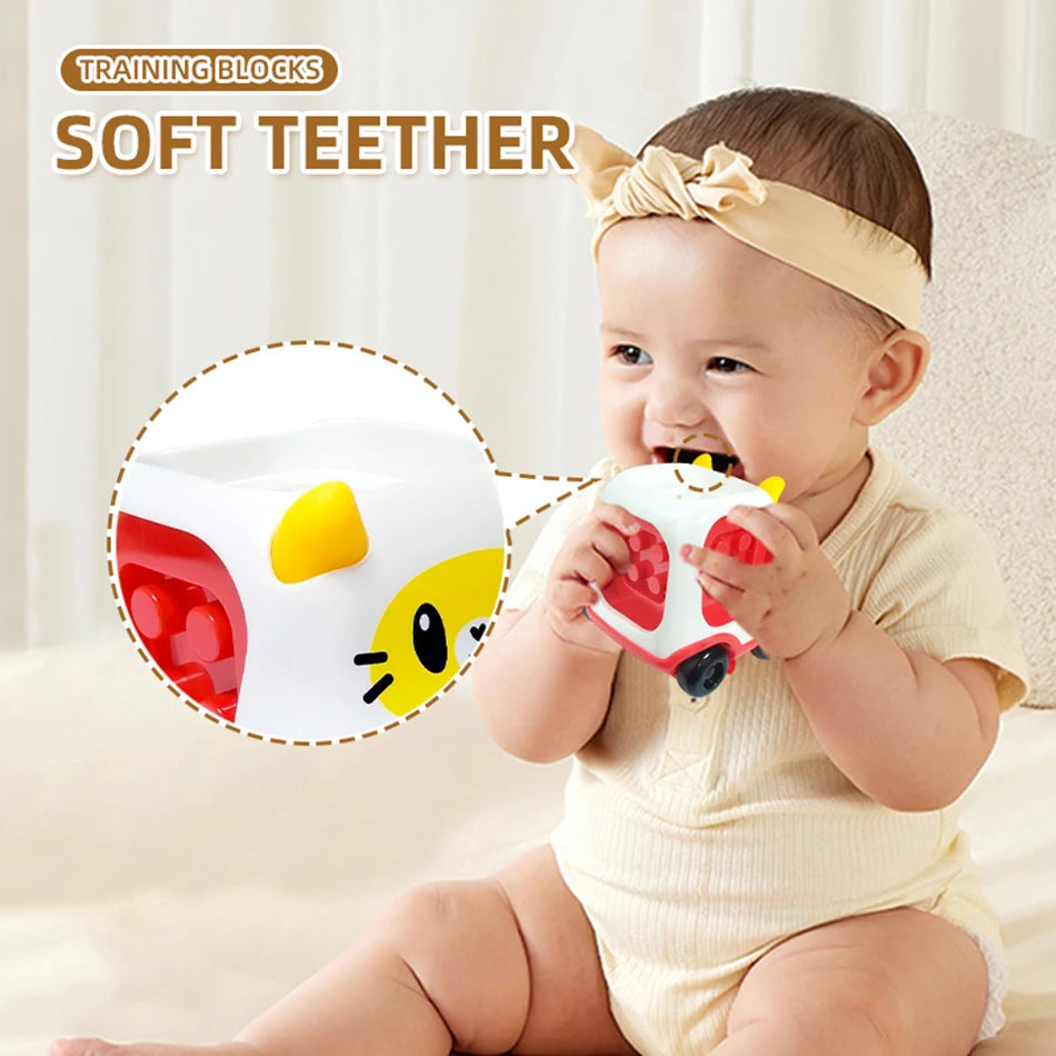 2in1 Baby Busy Ball Cute Car Toys Montessori Education Learning