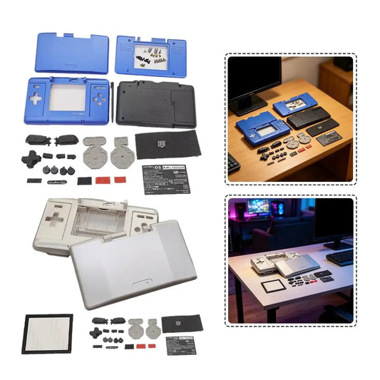 NDS Replacement Shell Case Kit – Buttons & Screws | Multi-Color Console Replacement Shell Peaceful Pleasures Health and Wellness